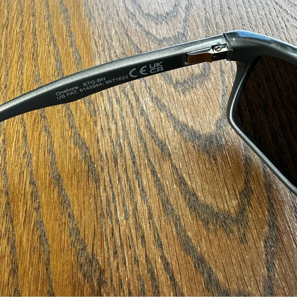 Maui Jim Onshore Polarized Rectangular Sunglasses 798-03S Blue Hawaii - Picture 7 of 9